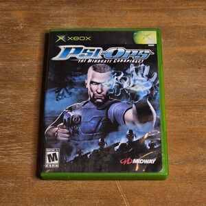 Midway Psi-Ops The Mindgate Conspiracy Xbox Good Original Case